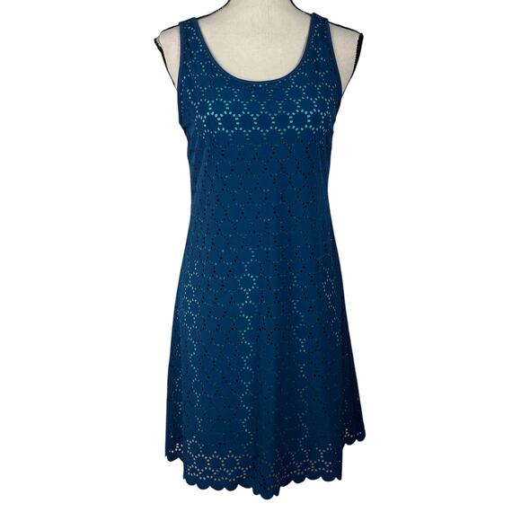 Title nine Dresses & Skirts - Title Nine Small Nimblene Illusion Perforated Laser-Cut Dress UPF 50+ Sleeveless